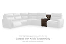 ModZ Power Reclining Sectional Loveseat with Audio Console