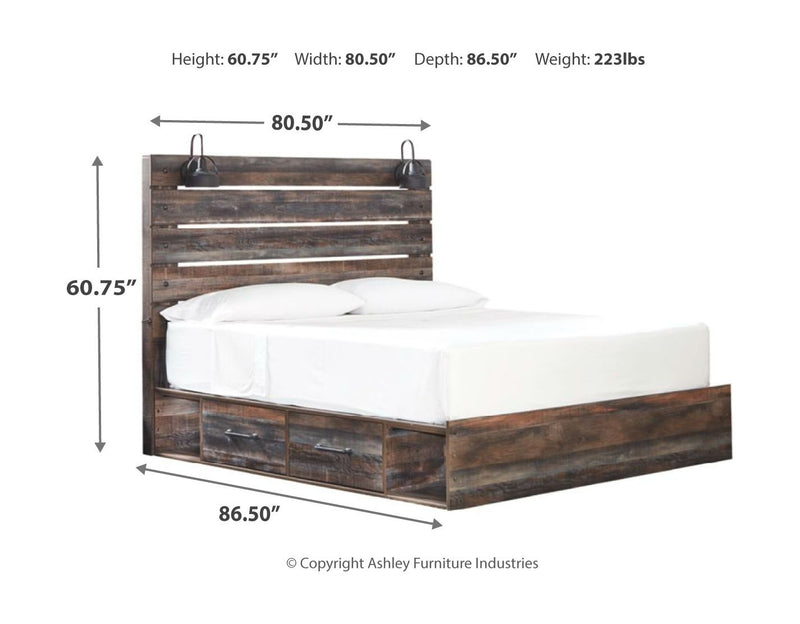 Drystan - Panel Bed