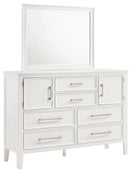 New Classic Furniture Andover 6 Drawer Dresser in White