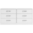 Flannia - White - Six Drawer Dresser - 29'' Height