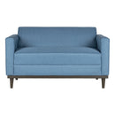 AIDEN LOVESEAT W/2 THROW PILLOWS-BLUE