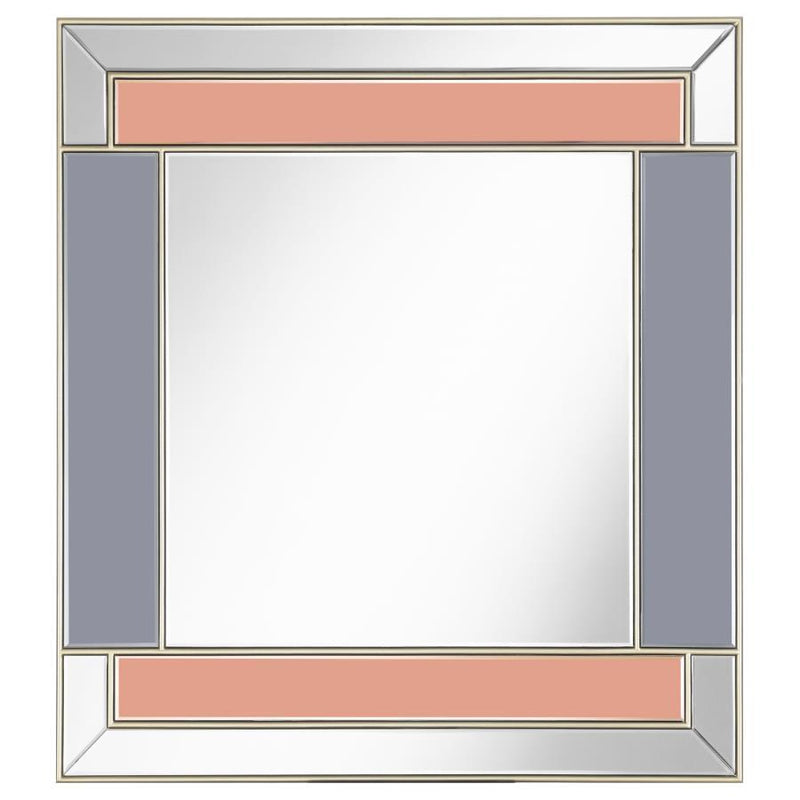 Braylin - Wall Mirror - Champagne And Silver