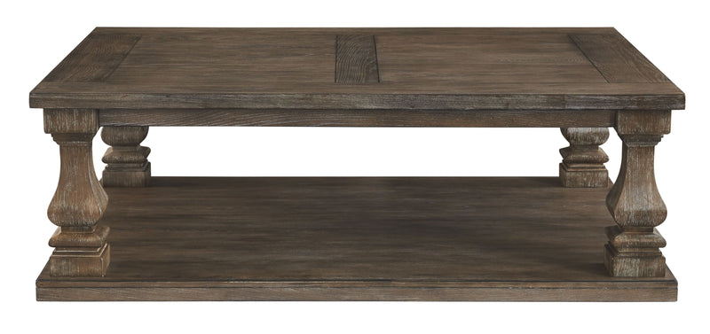 Johnelle - Gray - Rectangular Cocktail Table