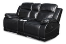 VEGA CONSOLE LOVESEAT - PREMIER BLACK