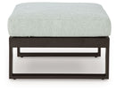 Beachloft - Black / Gray - Ottoman With Cushion