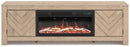Cayboni 71" TV Stand with Electric Fireplace