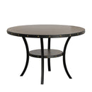 CRISPIN 48" ROUND DINING TABLE-GRAY
