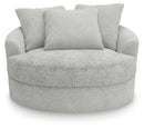 Cuddle Plush Oversized Swivel Accent Chair