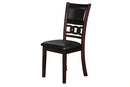 GIA 42" DINING DROP LEAF TABLE W/2 CHAIRS-EBONY
