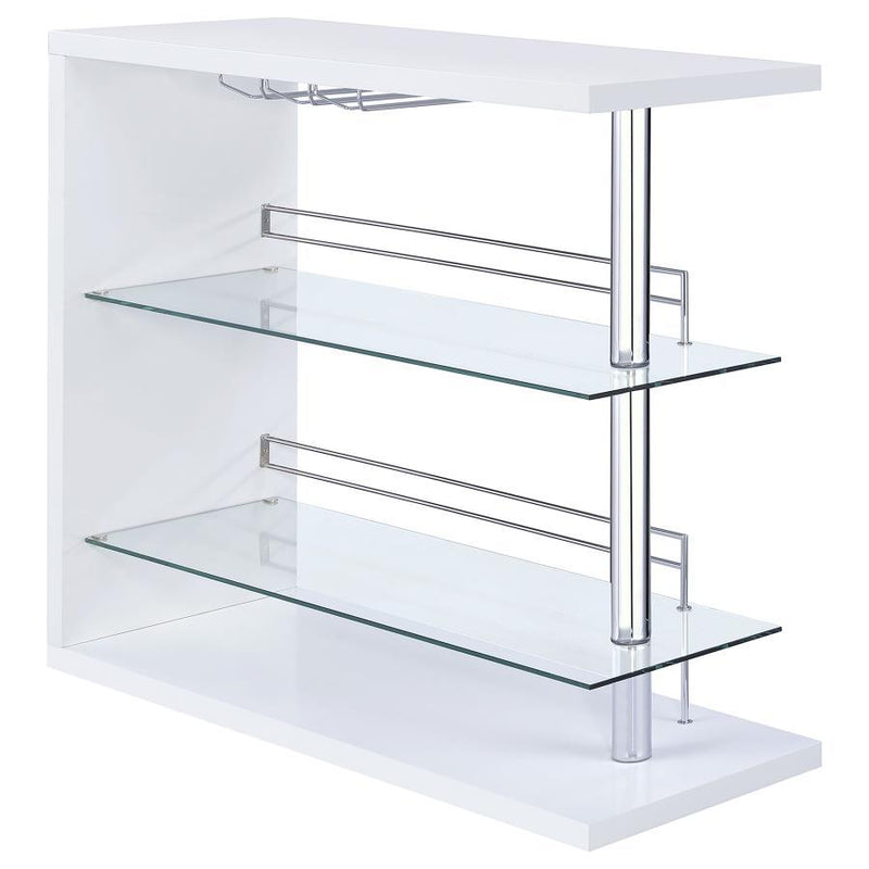 Prescott - Rectangular 2-Shelf Bar Unit