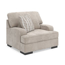 High Profile Chair & Ottoman Living Room Set