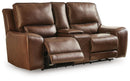 Silverbrooke Power Reclining Loveseat with Console