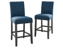 CRISPIN MARINE BLUE COUNTER CHAIR- (2/Ctn)