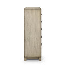 New Classic Furniture Ashland 5 Drawer Chest in Rustic White