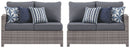 Salem - Gray - Raf / Laf Loveseat W/Cush (Set of 2)