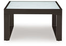 Beachloft - Black / Gray - Square Cocktail Table