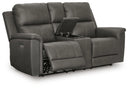 Beryton Power Reclining Loveseat with Console