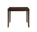 GIA 5PC 42" SQUARE COUNTER TABLE & 4 CHAIRS-CHERRY