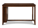 AMY 60" COUNTER TABLE+CHAIRS W/STG (5 PC) -CHERRY