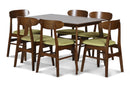 MOROCCO DINING CHAIR W/GREEN SEAT CUSHION