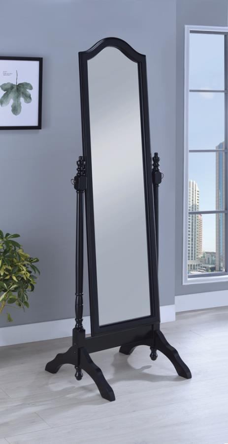 Cabot - Wood Adjustable Length Cheval Mirror