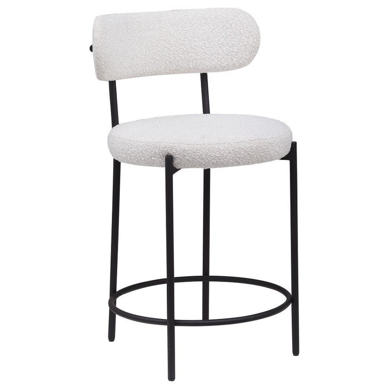 Viola - Boucle Upholstered Bar Stool (Set of 2)