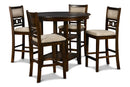 GIA ROUND COUNTER DINING 5 PC SET - CHERRY