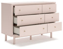 Wistenpine - Blush - Six Drawer Dresser