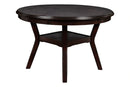 GIA ROUND DINING 5 PC SET-EBONY