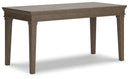 Janismore - Weathered Gray - Home Office Desk