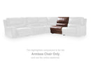 Silverbrooke Reclining Sectional with Chaise and Storage Console
