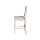 AMY 5 PC COUNTER TABLE SET-BISQUE