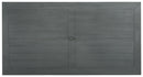 Elite Park - Gray - Rect Dining Table W/Umb Opt