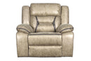 New Classic Furniture Roswell Swivel Glider Recliner in Pewter
