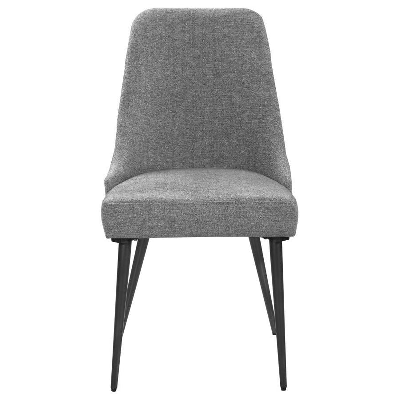 Alan - Fabric Upholstered Dining Side Chair (Set of 2) - Gray