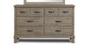 New Classic Furniture Marwick 8 Drawer Dresser in Sand