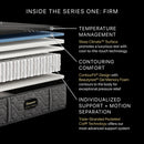 Beautyrest BlackÂ® Series One 12.5" Hybrid Firm Mattress