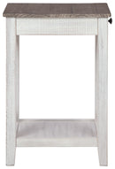 Adalane - White / Gray - Accent Table