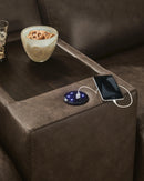 ModZ Power Reclining Sectional with Audio Consoles