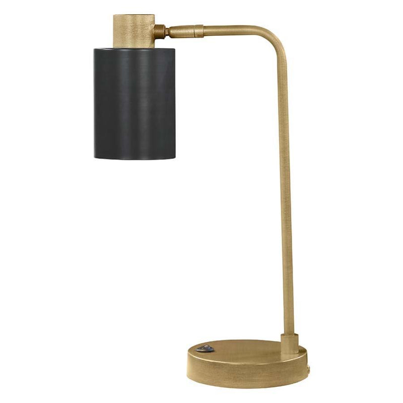 Cherise - Adjustable Angle Table Lamp - Antique Brass