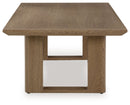 Serene Bay - Dark Brown - Rectangular Cocktail Table