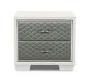 LUXOR NIGHTSTAND-WHITE