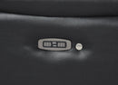 FUSION DUAL RECLINER SOFA W/PWR FTRST-EBONY