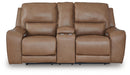 Silverbrooke Power Reclining Loveseat with Console