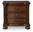 Lavinton - Brown - Three Drawer Night Stand
