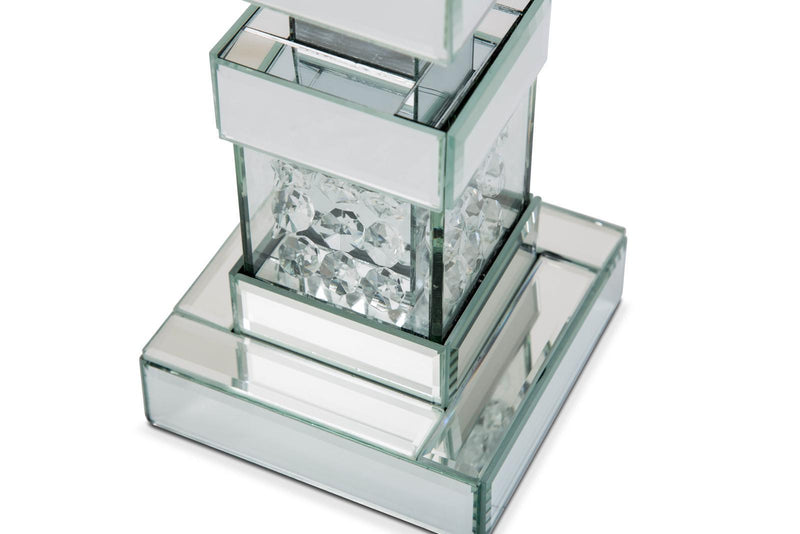 Montreal Mirrored/Crystal Candle Holders, Tall (2/pack)