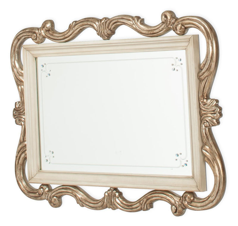 Platine de Royale Wall Mirror in Champagne image