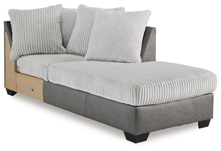 Clairette Court Sectional with Chaise