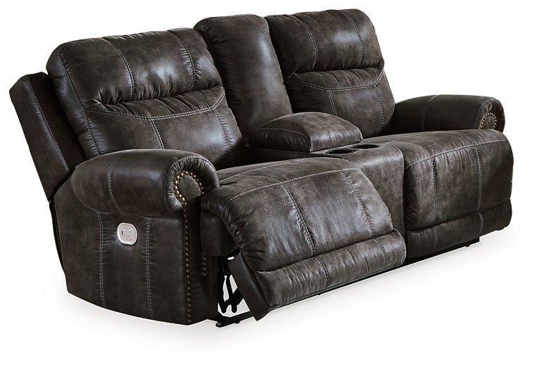 Grearview Power Reclining Loveseat with Console