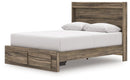 Elbrim Panel Storage Bed